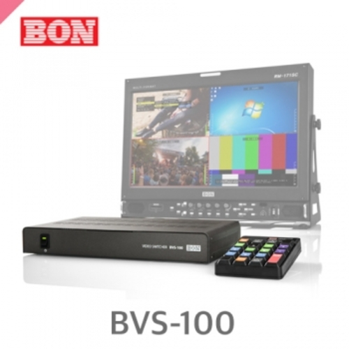 BON BVS-100 4ch Video Switcher /4채널 비디오스위처/간편한사용/무선키패드+스티커기본포함