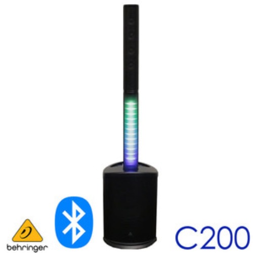 [대여] Behringer C200 파워드 컬럼 스피커-블루투스스피커 + fm라디오 + LED조명