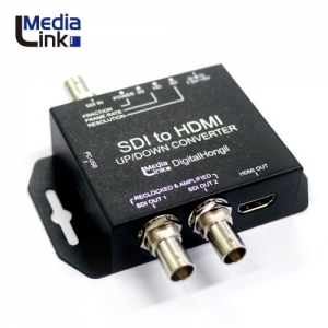 [미디어링크] SDI to HDMI-S 컨버터 - 업 다운 스케일링 