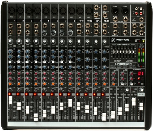 Mackie 16-channel, 4-bus Mixer with Built-in Effects and USB 모델명: ProFX16v2