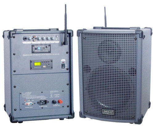 SECO UWA-360USB/ USB 50W/충전식 이동형 무선앰프