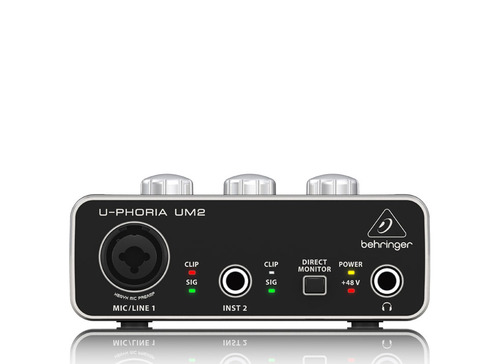 U-PHORIA UM2 - Audiophile 2x2 USB Audio Interface with XENYX Mic Preamplifier