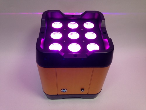 LED 충전식 배터리 내장형 (전선이필요없는) 큐브 조명 (9*) LED BATTERY CUBE LIGHTS 각종 무대조명 교회행사 홈파티 카페무드조명